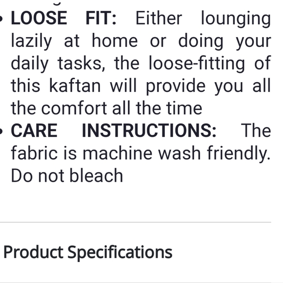 NWT winlar animal print kaftan - Picture 2 of 9